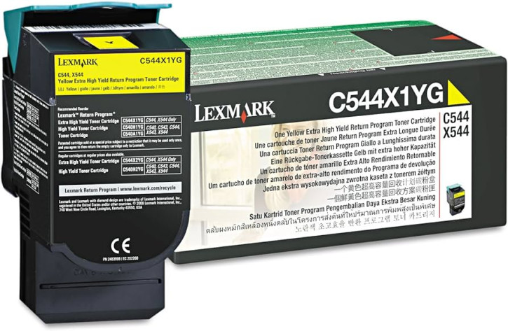 Original Lexmark Toner (C544X1YG) yellow C546, X544, X546, X548 "Sonderaktion"