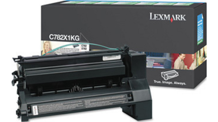 Original LEXMARK Toner (C782X1KG) Black ca. 15.000Seiten "SONDERAKTION"