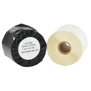 Mehrzweck-Etiketten Dymo 11354, 32mm x 57mm, 1000 Etiketten/Rolle, weiss, permanent