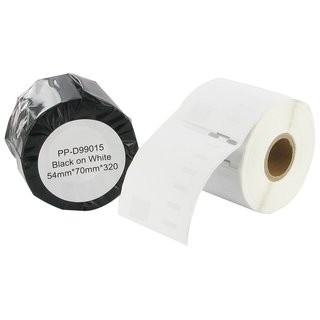 Versandetiketten Dymo 99015, 54mm x 70mm, 320 Etiketten/Rolle, weiss, permanent