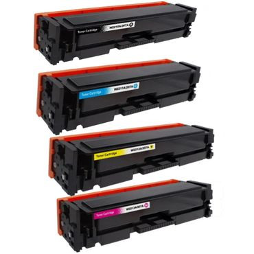 SET Premium Toner-Patronen rebuilt HP (W2210A/W2211A/W2212A/W2213A) (207A), Color LaserJet Pro MFP M-282/283, M-255