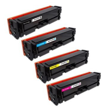 SET Premium Toner-Patronen rebuilt HP (W2210X/W2211X/W2212X/W2213X) (207X), Color LaserJet Pro MFP M-282/283, M-255