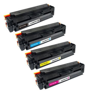 SET Premium Toner-Patronen kompatibel HP (W2030X/W2031X/W2032X/W2033X / 415X) C/M/Y/K, HP Color LaserJet Pro MFP M-450/454/479