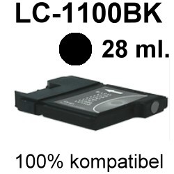 Drucker-Patrone kompatibel Brother (LC-1100BK) Black MFC-490CW/790CW/795CW/990CW/5490CN/5890CN/5895CW/6490CW/6690CW/6890CDW/J615W, DCP-185C/383C/385C/387C/395CN/585CW/6690CW/J715W