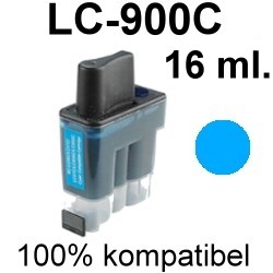 Drucker-Patrone kompatibel Brother (LC-900C) Cyan DCP-110/115C/116C/117C/120C/310CN/315CN/340CW, MFC-210C/215C/3240C/3340CN/410CN/420CN/425CN/5440CN/5840CN/610CLN/610CLWN/610CN/615CL/620/620CLN/620CN/640CW/820CW/830CLN/830CLWN, Fax-1835C/1840C/1940CN