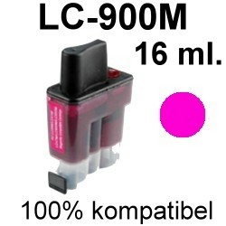 Drucker-Patrone kompatibel Brother (LC-900M) Magenta DCP-110/115C/116C/117C/120C/310CN/315CN/340CW, MFC-210C/215C/3240C/3340CN/410CN/420CN/425CN/5440CN/5840CN/610CLN/610CLWN/610CN/615CL/620/620CLN/620CN/640CW/820CW/830CLN/830CLWN, Fax-1835C/1840C/1940CN