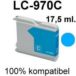 Drucker-Patrone kompatibel Brother (LC-970C) Cyan MFC-235C/260C, DCP-135C/150C/153C/157C, MFC235C/MFC260C, DCP135C/DCP150C/DCP153C/DCP157C