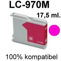 Drucker-Patrone kompatibel Brother (LC-970M) Magenta MFC-235C/260C, DCP-135C/150C/153C/157C, MFC235C/MFC260C, DCP135C/DCP150C/DCP153C/DCP157C