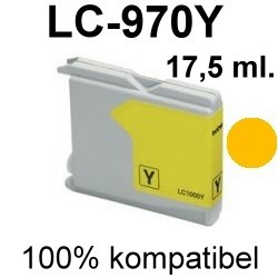 Drucker-Patrone kompatibel Brother (LC-970Y) Yellow MFC-235C/260C, DCP-135C/150C/153C/157C, MFC235C/MFC260C, DCP135C/DCP150C/DCP153C/DCP157C