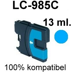 Drucker-Patrone kompatibel Brother (LC-985C) Cyan MFC-J220/J265W/J410/J415W, DCP-J125/J315W/J515W