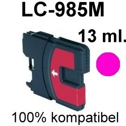 Drucker-Patrone kompatibel Brother (LC-985M) Magenta MFC-J220/J265W/J410/J415W, DCP-J125/J315W/J515W