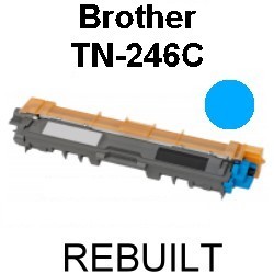 Toner-Patrone rebuilt Brother (TN-246C) Cyan HL-3142CW/3152CDW/3172CDW, MFC-9142CDN/9332CDW/9342CDW, DCP-9022CDW/9017CDW