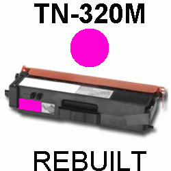 Toner-Patrone rebuilt Brother (TN-320M/TN320M) Magenta MFC-9460CDN/9465CDN/9970CDW, HL-4140CN/4150CDN/4570CDW/4570CDWT, DCP-9055CDN/9270CDN