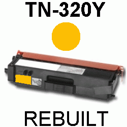 Toner-Patrone rebuilt Brother (TN-320Y/TN320Y) Yellow MFC-9460CDN/9465CDN/9970CDW, HL-4140CN/4150CDN/4570CDW/4570CDWT, DCP-9055CDN/9270CDN
