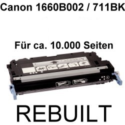 Toner-Patrone rebuilt Canon (1660B002/711BK) Black, I Sensys LBP 5300/LBP 5300 Series/LBP 5360/LBP 5400/MF 8450/MF 9100 Series/MF 9130/MF 9170/MF 9200 Series/MF 9220 CDN/MF 9280 CDN/Lasershot LBP 5300/Lasershot LBP 5360/Lasershot LBP 5400/LBP 5300/LBP 530