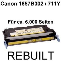 Toner-Patrone rebuilt Canon (1657B002/711Y) Yellow I Sensys LBP 5300/LBP 5300 Series/LBP 5360/LBP 5400/MF 8450/MF 9100 Series/MF 9130/MF 9170/MF 9200 Series/MF 9220 CDN/MF 9280 CDN/Lasershot LBP 5300/Lasershot LBP 5360/Lasershot LBP 5400/LBP 5300/LBP 530