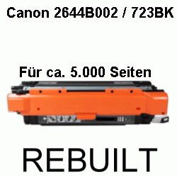 Toner-Patrone rebuilt Canon (723BK/2644B002) Black, I Sensys LBP 7750 cdn