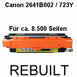 Toner-Patrone rebuilt Canon (723Y/2641B002) Yellow, I Sensys LBP 7750 cdn