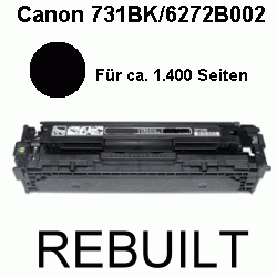 Toner-Patrone rebuilt Canon (CRG-731BK/6272B002) Black I-Sensys LBP-7100CN/7100Series/7110CW, MF-8200Series/8230CN/8280CW