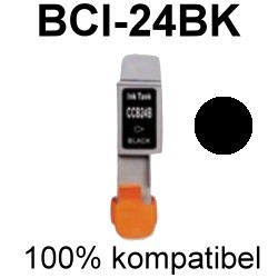 Drucker-Patrone kompatibel Canon (BCI-24BK) Black Pixma IP-1000/1500/2000, Pixma MP-110/130/390, Smartbase MP-360/360S/370/375R/390, S-200/210/300/330/330 Photo, Canon I250/I255/I320/I350/I355/I450/I455/I470/I475