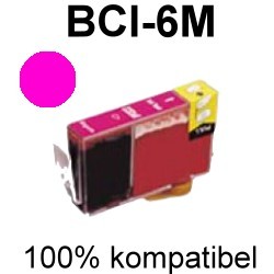 Drucker-Patrone kompatibel Canon (BCI-6M) Magenta Pixma IP-3000/3100/4000/4000P/4000R/5000/6000D/6100D/8500, Pixma MP-750/760/780