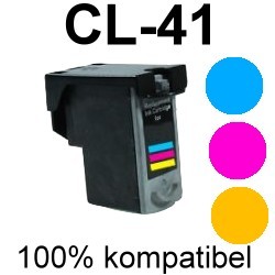 Drucker-Patrone rebuilt Canon (CL-41) Color P-1200/1300/1600/1700/1800/1900/2200/2500/2600, Pixma MP-140/150/160/170/180/190/210/220/450/450X/460, Pixma MX-300/310