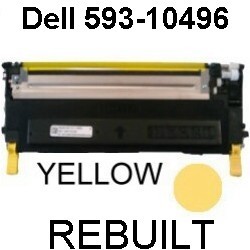 Toner-Patrone rebuilt Dell (593-10496) Yellow für Dell-1230C/1235C/1235CN