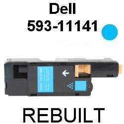 Toner-Patrone rebuilt Dell (593-11141) Cyan für Dell-1250C/1350CNW/1355CN/1355CNW, C-1700Series/1760NW/1765NF/1765NFW