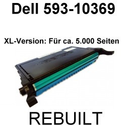 Toner-Patrone rebuilt Dell (593-10369) Cyan Dell 2145CN