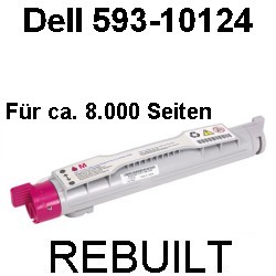 Toner-Patrone rebuilt Dell (593-10124) Magenta für Dell 5110CN