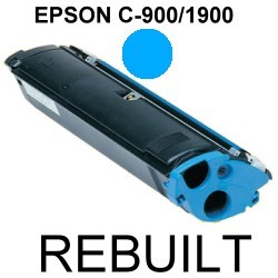 Toner-Patrone rebuilt Epson (C13S050099) Cyan Aculaser C900/C900N/C1900D/C1900PS/C1900S/C1900Wifi, C-900/C-900N/C-1900D/C-1900PS/C-1900S/C-1900Wifi