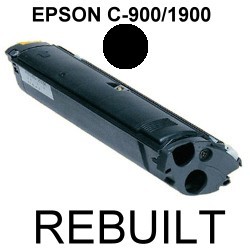 Toner-Patrone rebuilt Epson (C13S050100) Black Aculaser C900/C900N/C1900D/C1900PS/C1900S/C1900Wifi, C-900/C-900N/C-1900D/C-1900PS/C-1900S/C-1900Wifi