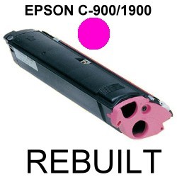 Toner-Patrone rebuilt Epson (C13S050098) Magenta Aculaser C900/C900N/C1900D/C1900PS/C1900S/C1900Wifi, C-900/C-900N/C-1900D/C-1900PS/C-1900S/C-1900Wifi