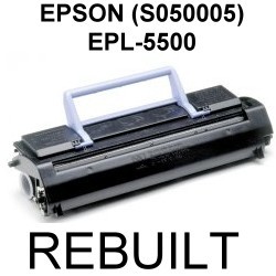 Toner-Patrone rebuilt Epson (S050005) Black EPL-5500/5500Plus/5500W, EPL5500/EPL5500 Plus/EPL5500W