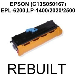 Toner-Patrone rebuilt Epson (C13S050167) Black EPL-6200/6200L/6200DTN/6200N, EPL6200/EPL6200L/EPL6200DTN/EPL6200N
