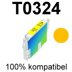 Drucker-Patrone kompatibel Epson (T032440/T0324) Yellow Stylus C70/C70plus/C80/C80N/C80WN