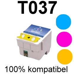 Drucker-Patrone kompatibel Epson (T037040/T037) Color Epson Stylus C42/C42Plus/C42S/C42SX/C42UX/C44/C44Plus/C44UX/C44X/C46