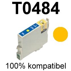 Drucker-Patrone kompatibel Epson (T048440/T0484) Yellow Epson Stylus Photo R200/R210/R220/R300/R310/R320/R340, RX300/RX500/RX600/RX620/RX640