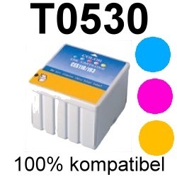 Drucker-Patrone kompatibel Epson (T053040/T0530) Color Stylus Photo-700/710/750/1200/EX, PM770