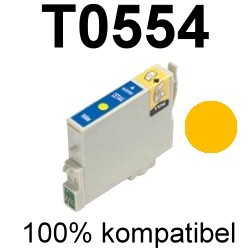 Drucker-Patrone kompatibel Epson (T055440/T0554) Yellow Epson Stylus Photo RX420/RX425/RX520, R240/R245