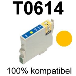 Drucker-Patrone kompatibel Epson (T061440/T0614) Yellow Epson Stylus D68/D88, DX3800/DX3850/DX4200/DX4250/DX4800/DX4850