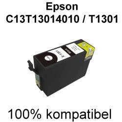 Drucker-Patrone kompatibel Epson (C13T13014010/T1301) Black Stylus Office B42/BX-525WD/535WD/625FWD/630FW/635FWD/925FWD/935FWD, SX-525WD/535WD/620FW, Workforce WF-3010DW/3520DWF/3530DTWF/3540DTWF/7015/7515/7525