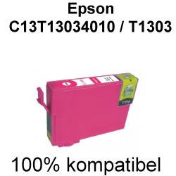 Drucker-Patrone kompatibel Epson (C13T13034010/T1303) Magenta Stylus Office B42/BX-525WD/535WD/625FWD/630FW/635FWD/925FWD/935FWD, SX-525WD/535WD/620FW, Workforce WF-3010DW/3520DWF/3530DTWF/3540DTWF/7015/7515/7525