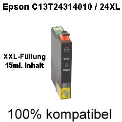 Drucker-Patrone kompatibel Epson (C13T24314010/24XL) Black Expression Photo XP-750/850/950