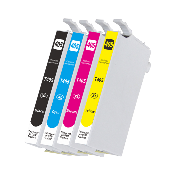 Multipack Drucker-Patronen kompatibel Epson (405 XL) BK/C/M/Y