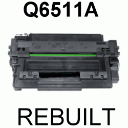 Toner-Patrone rebuilt HP (Q6511A/11A) Black LaserJet-2400Series/2410/2410N/2420/2430/2430T, Canon LBP-3460