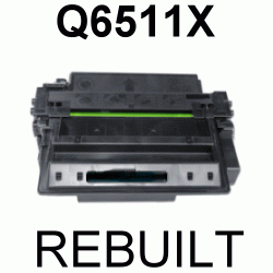 Toner-Patrone rebuilt HP (Q6511X/11X) Black LaserJet-2400Series/2410/2410N/2420/2430/2430T, Canon LBP-3460