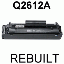 Toner-Patrone rebuilt HP (Q2612A/12A) Black LaserJet-1010/1012/1015/1018/1020/1022/3015/3020/3030/3050/3052/3055, Canon LBP-2900/3000