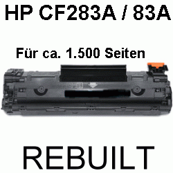 Toner-Patrone rebuilt HP (CF283A/83A) Black LaserJet PRO MFP M-120Series/125A/125NW/125RNW/126A/126NW/127FN/127FP/127FW/128FN/128FP/128FW/200Series/201DW/201N/202DW/202N/220Series/225DN/225DW/226DN/226DW