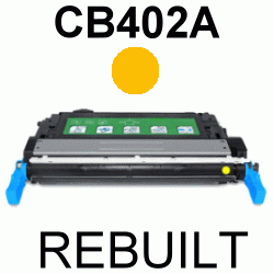 Toner-Patrone rebuilt HP (CB402A/642A) Yellow ColorLaserJet CP-4005N/4005DN